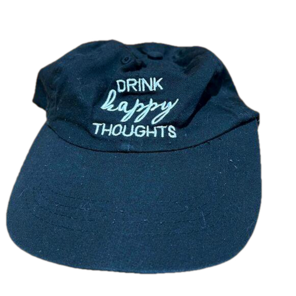 Drink happy thoughts baseball hat